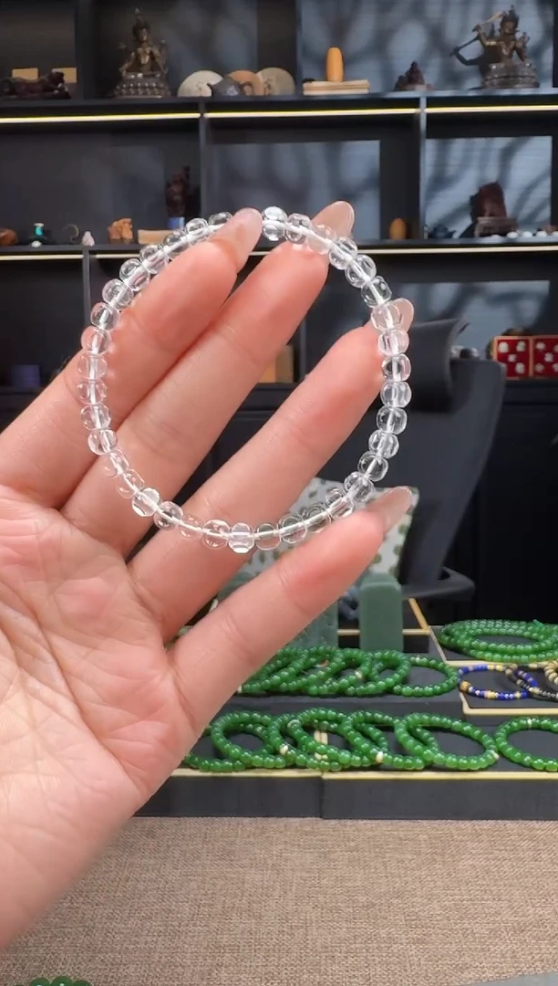 【闪购商品】水晶1未镶嵌方糖手串