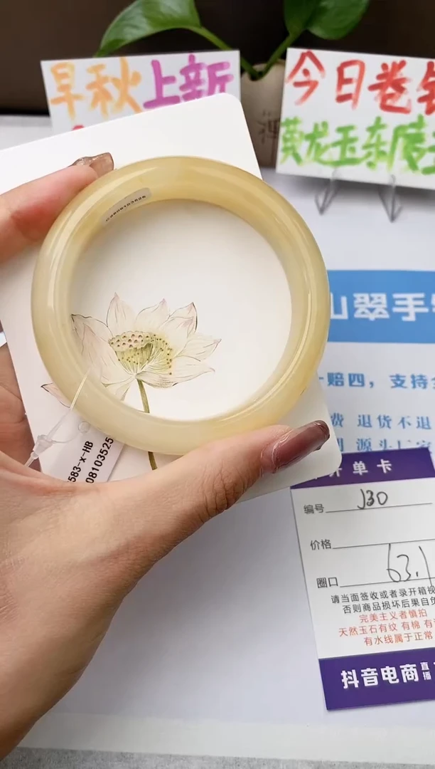 未镶嵌手镯石英质玉j30-HB多样性发货63+