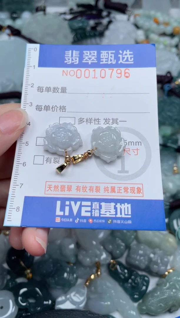 颈饰未镶嵌翡翠10796