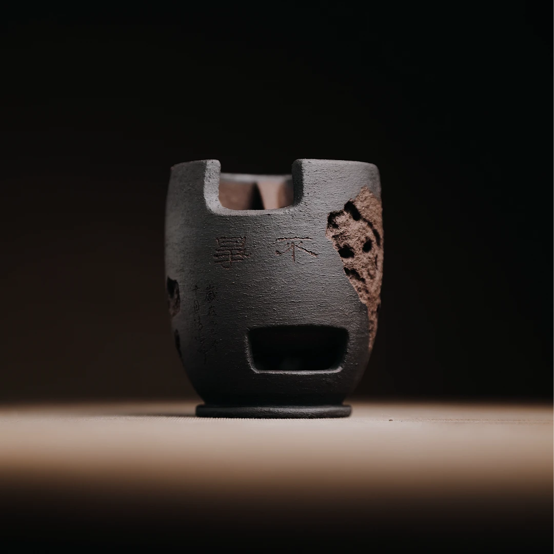 不争 云起炉手工清海炉凉炉书法雕刻茶炉耐高温定制礼品不炸裂