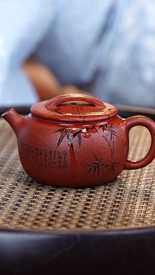 茶壶紫砂悦茗壶紫砂壶   19 绝红降坡