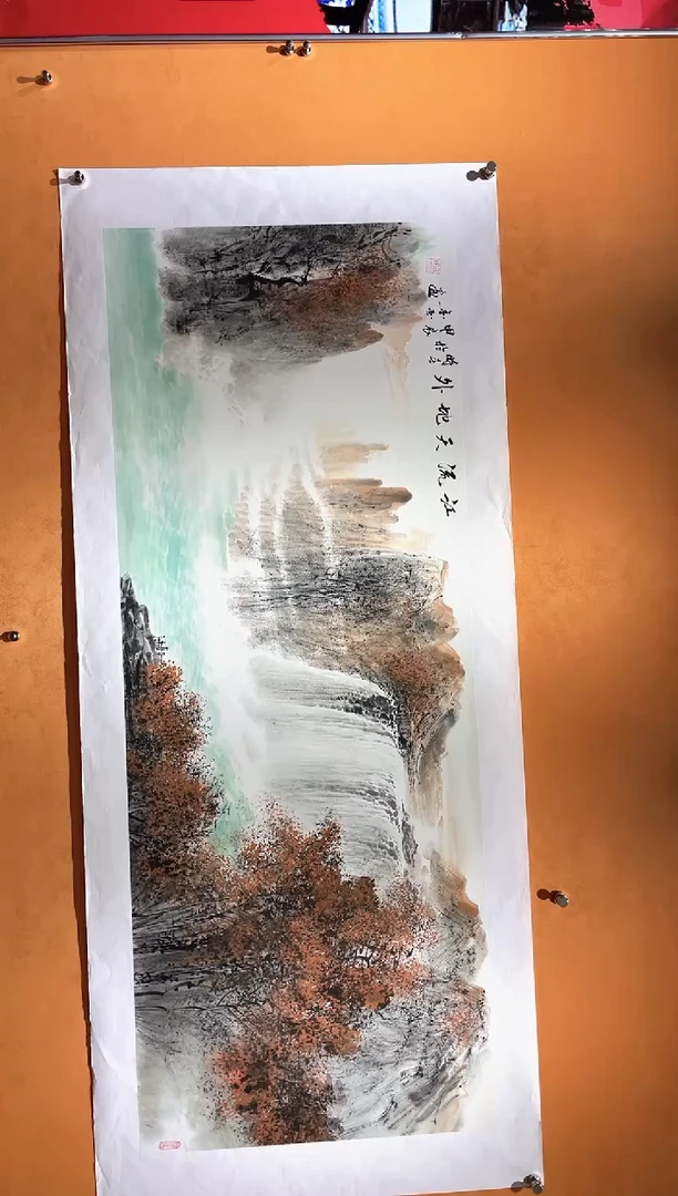 国画刘金玉老师亲笔手绘