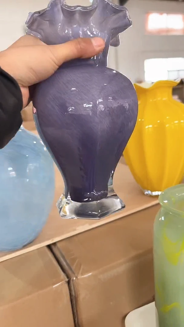 【闪购商品】玻璃紫色六角
