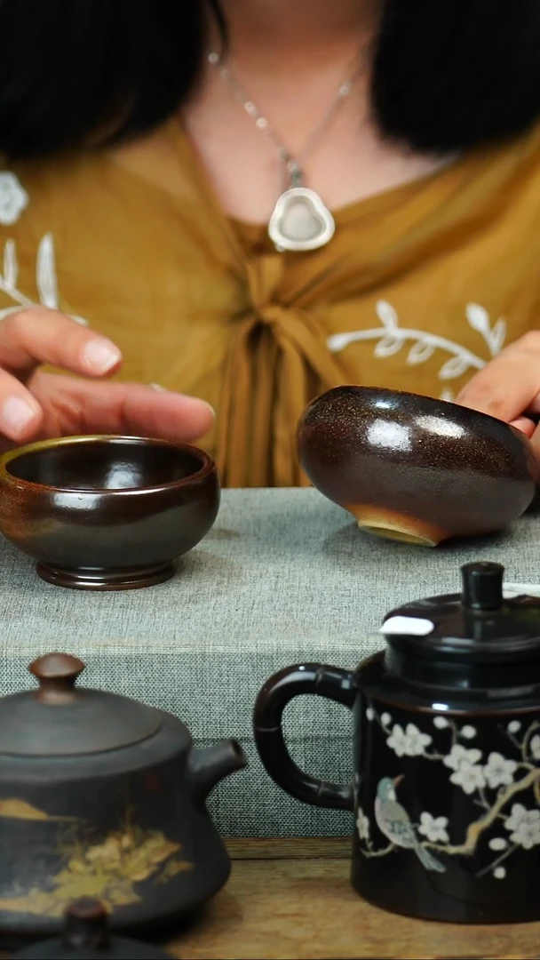 壶黄倩建水紫陶微瑕54一对