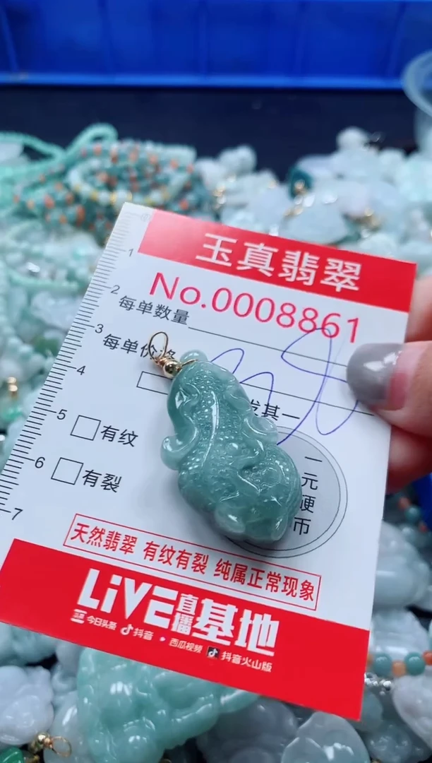 吊坠(不含链)未镶嵌翡翠8861