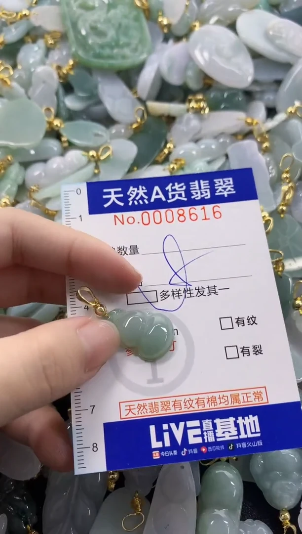 颈饰未镶嵌翡翠天然A货翡翠