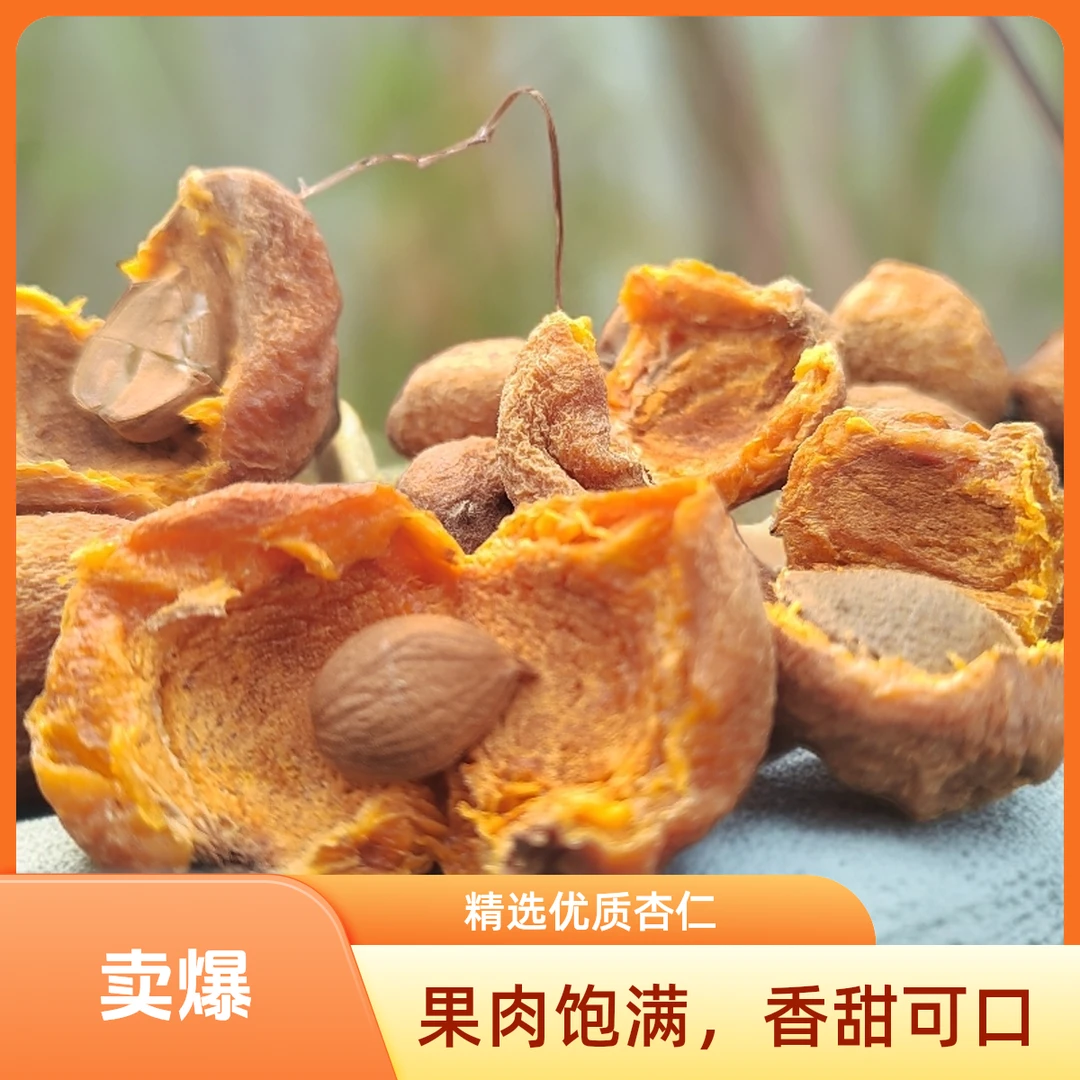 四团吊干杏酸甜杏干杏肉新疆杏干自然风干无糖树上杏干小红杏干