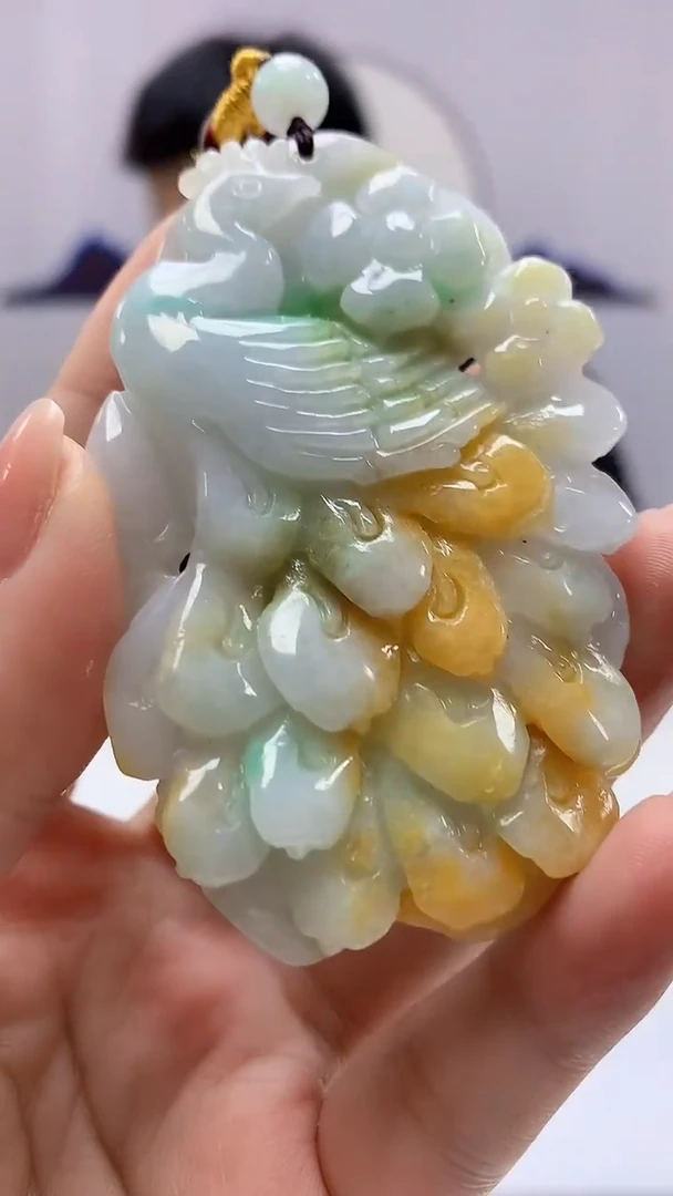 【闪购商品】定制翡翠未镶嵌5153ms-毛货131凤凰