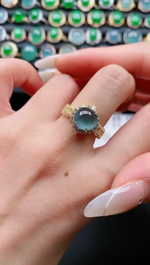 【闪购商品】翡翠戒指银S925镶嵌11111111