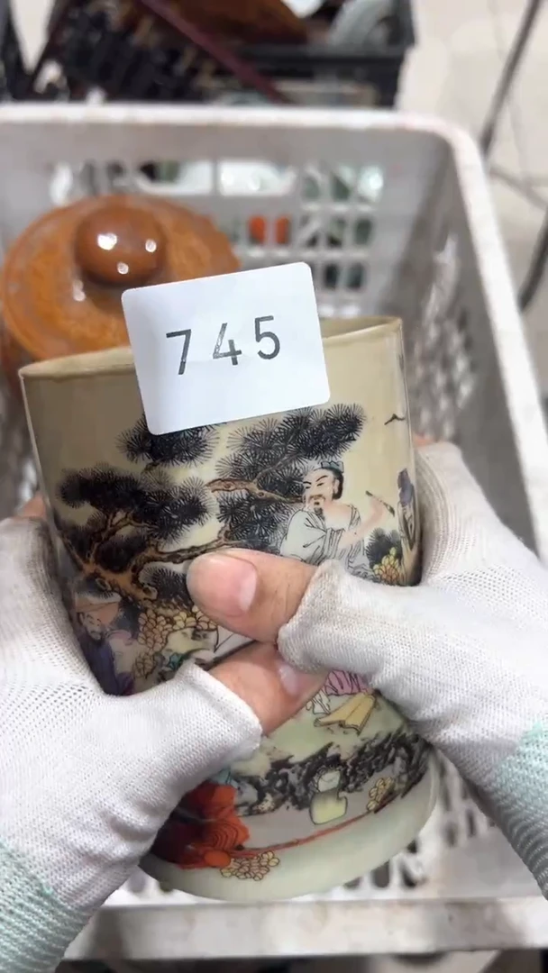 陶瓷大*车工艺品0927745