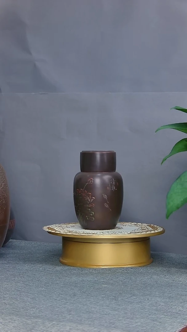 坭兴陶清雅罐纯手工
