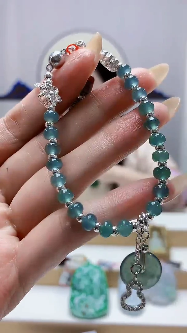 未镶嵌定制翡翠4852MM-jj手串141