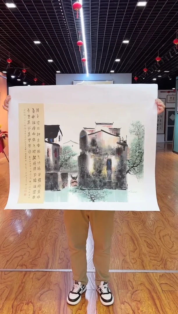 【闪购商品】国画周建真老师绘画作品24-10