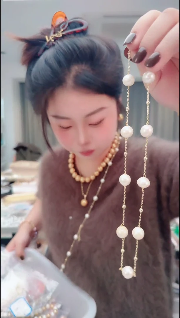 颈饰未镶嵌淡水珍珠0407满天星