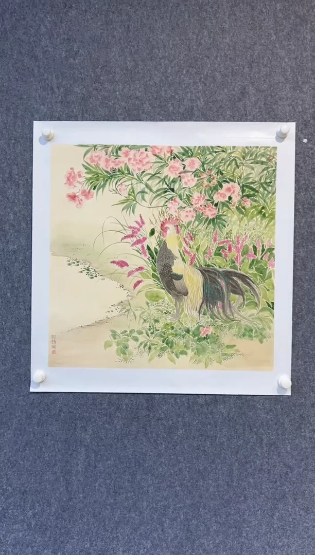 国画邹训精-4平尺-国画作品-yz