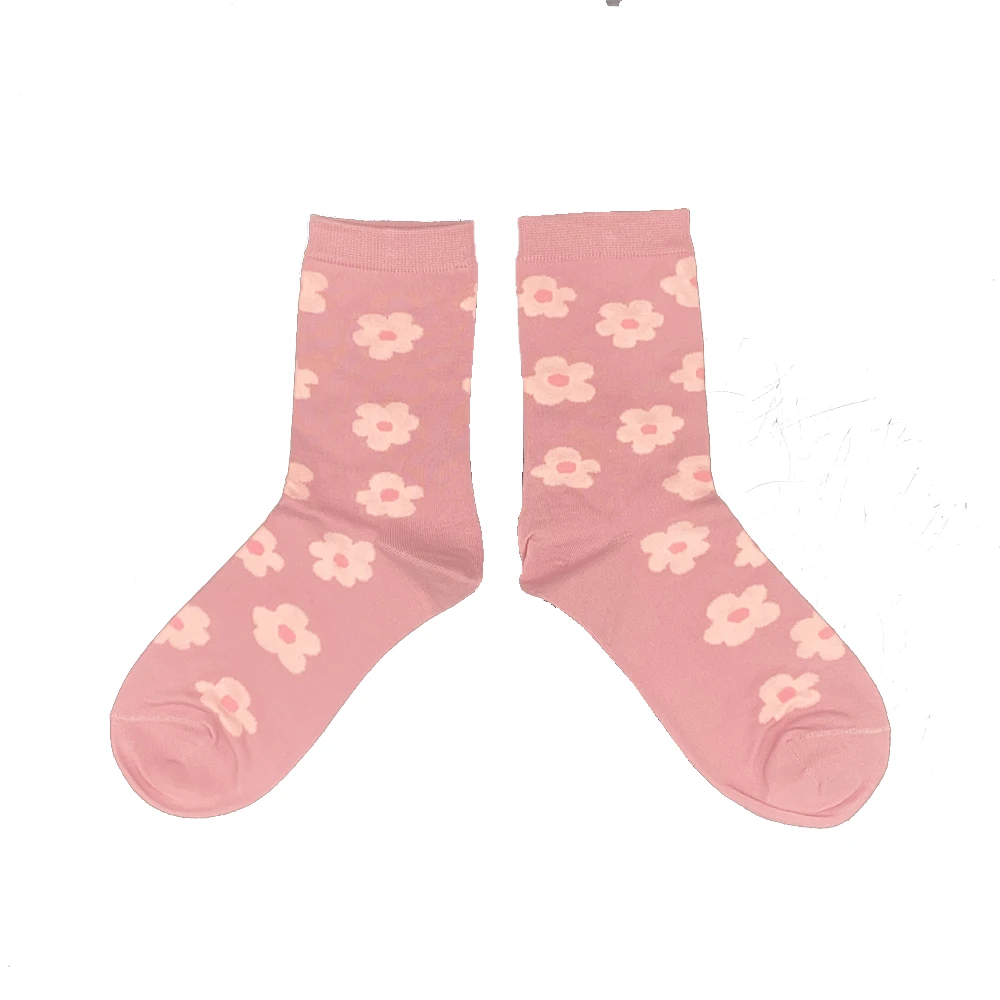 Child'sview高品质小花朵袜中筒袜日系可爱ins潮款中筒袜2521448