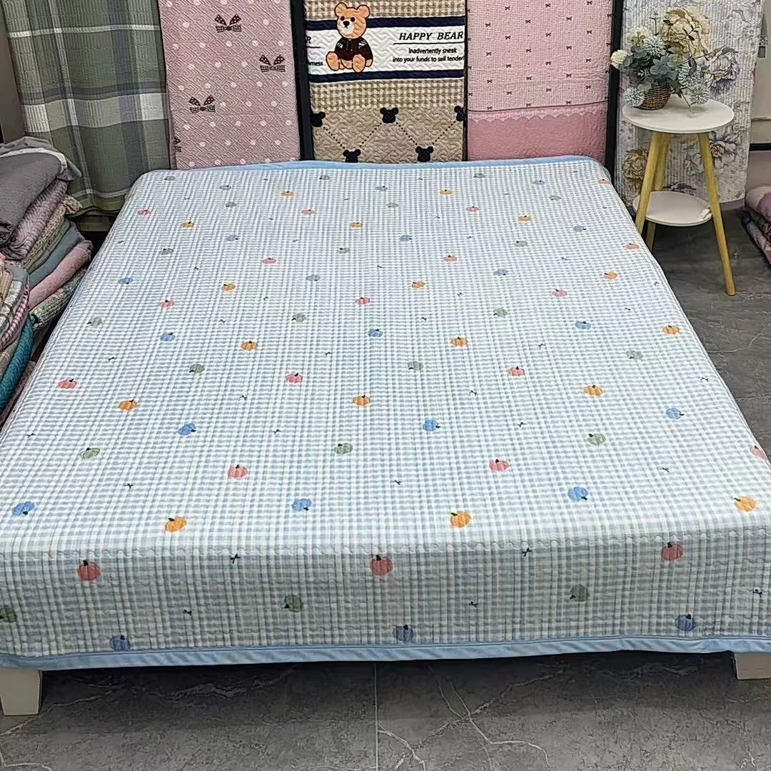 2*2.3米 冬季宝宝绒亲肤床盖《蓝色多瑙河》