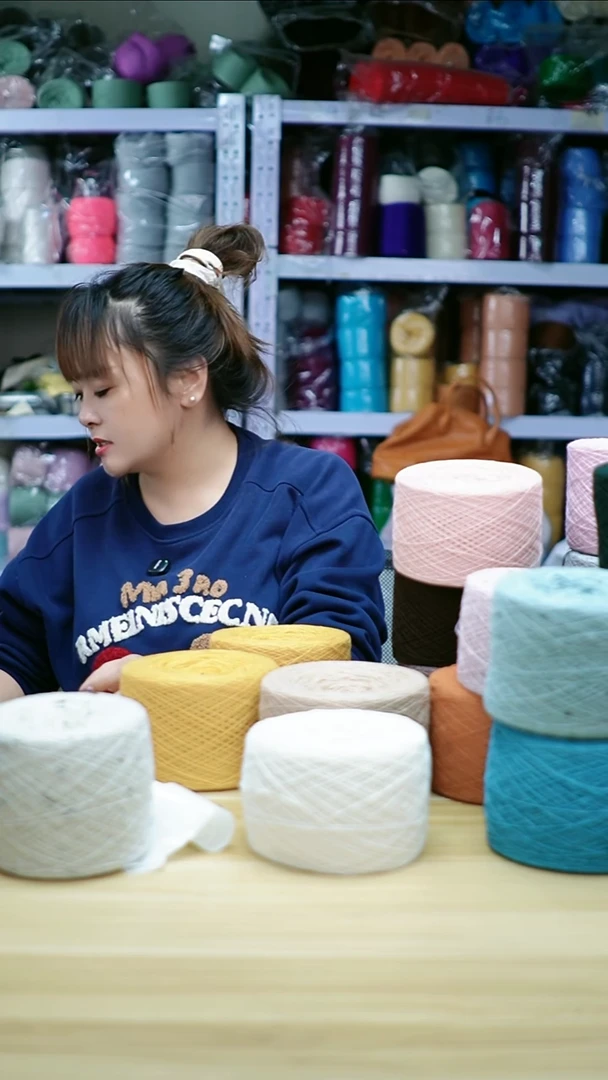 羊绒欢姐手编线063