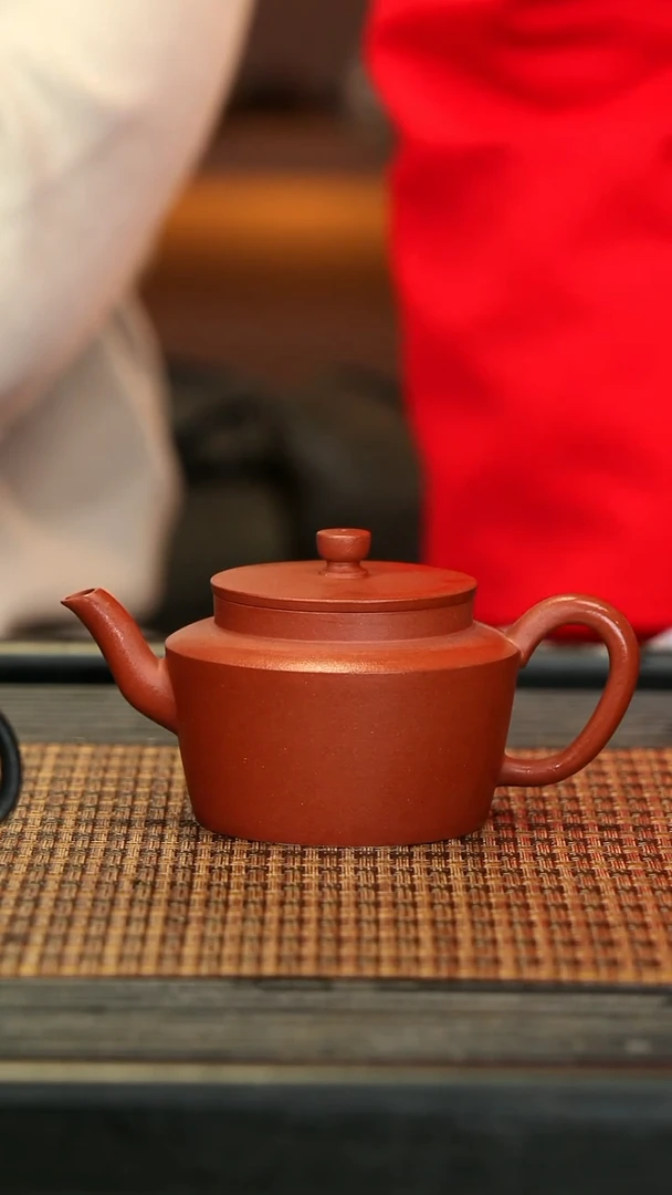 【闪购商品】紫砂茶壶WT58折肩宫灯 红泥