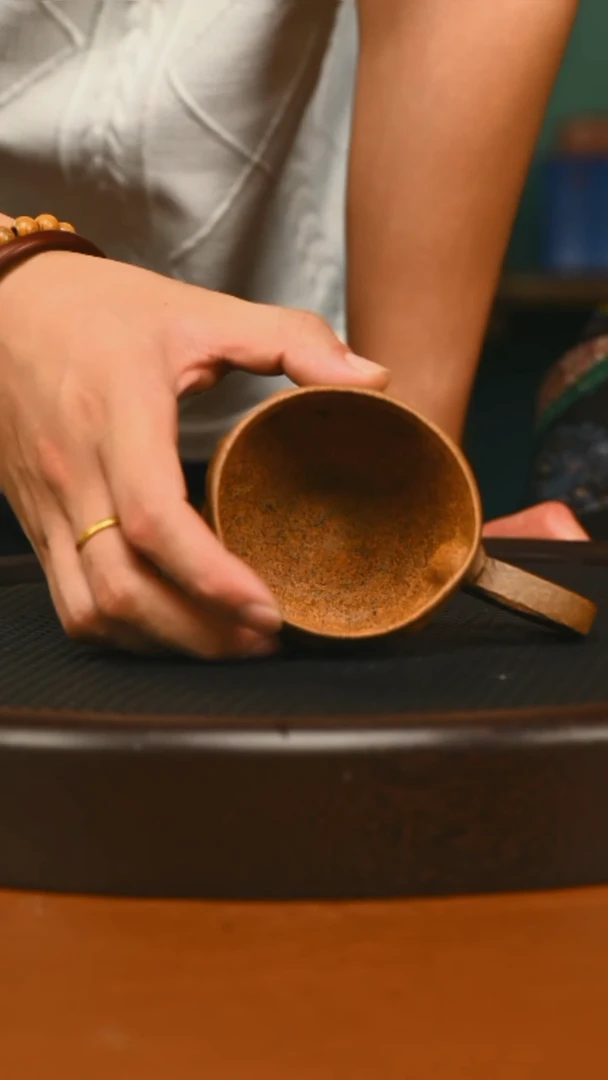 茶壶紫砂高端主人杯.高温还原烧侧把杯子