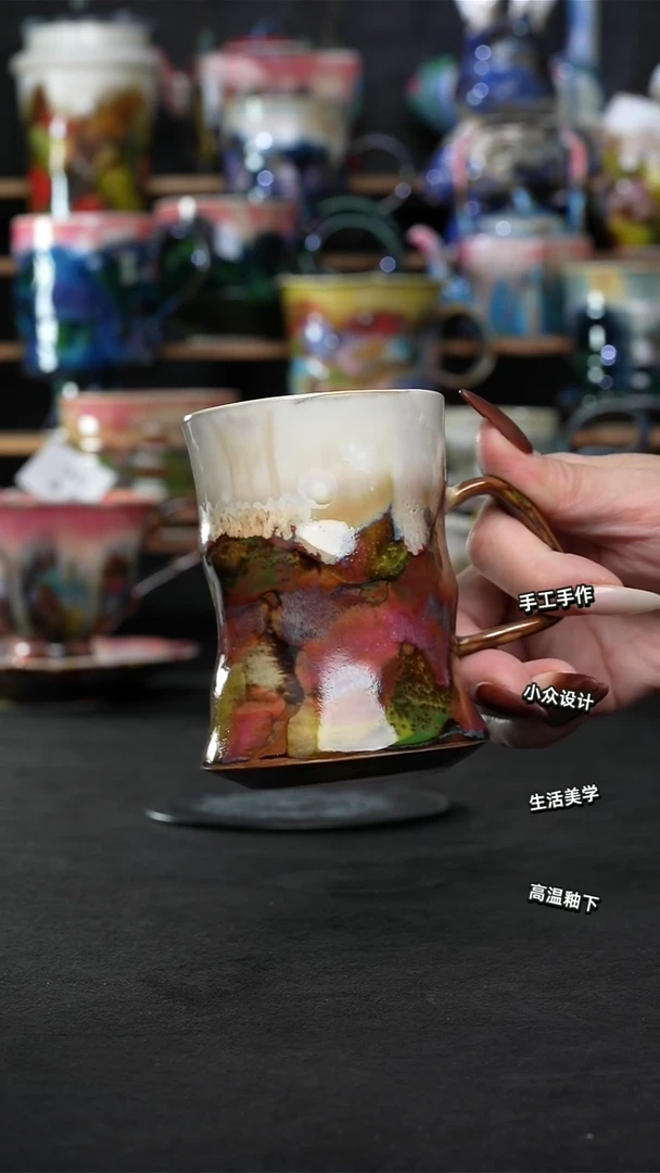 设计师款景德镇森涩手创陶瓷（食品级）071