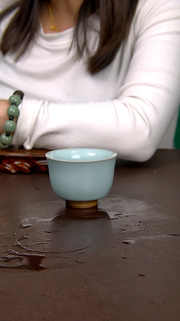 天青老款美人杯不完美 简装