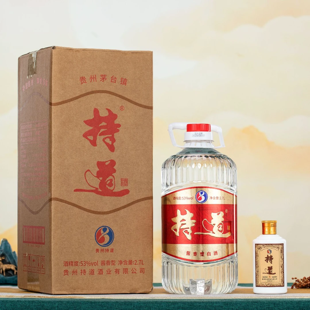 CHIDAO/持道（口粮酒）酱香型白酒 53度 2.7L/桶53度