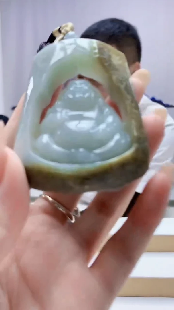 未镶嵌定制翡翠4898DD-毛货挂件109