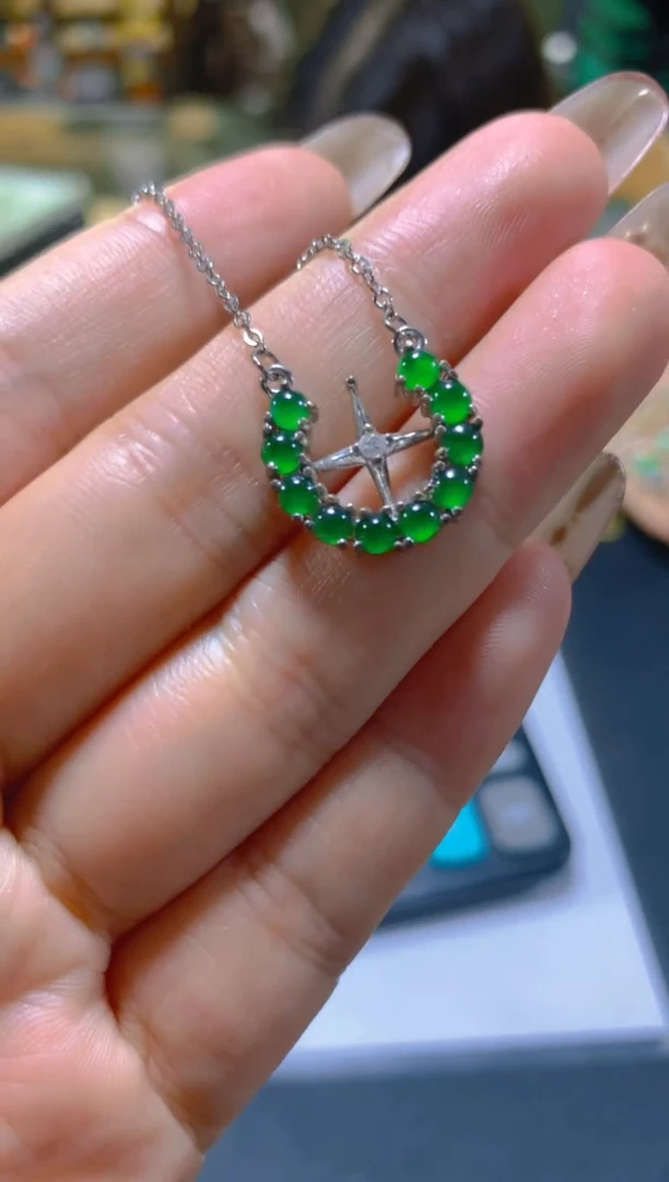 颈饰未镶嵌翡翠多样性发一