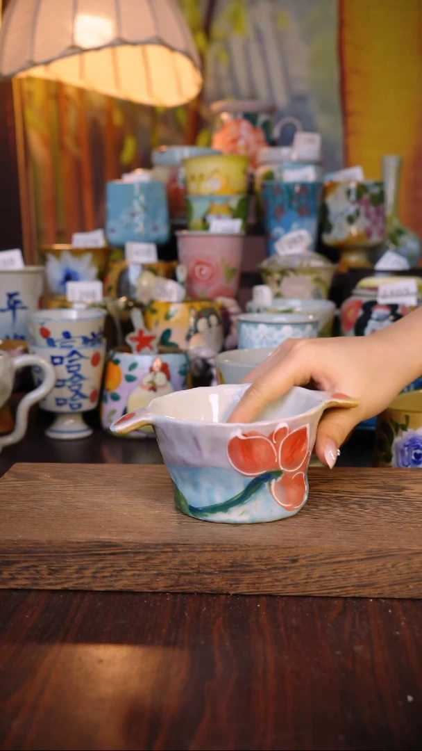 摆件泥垚手作 景德镇手工手绘器物