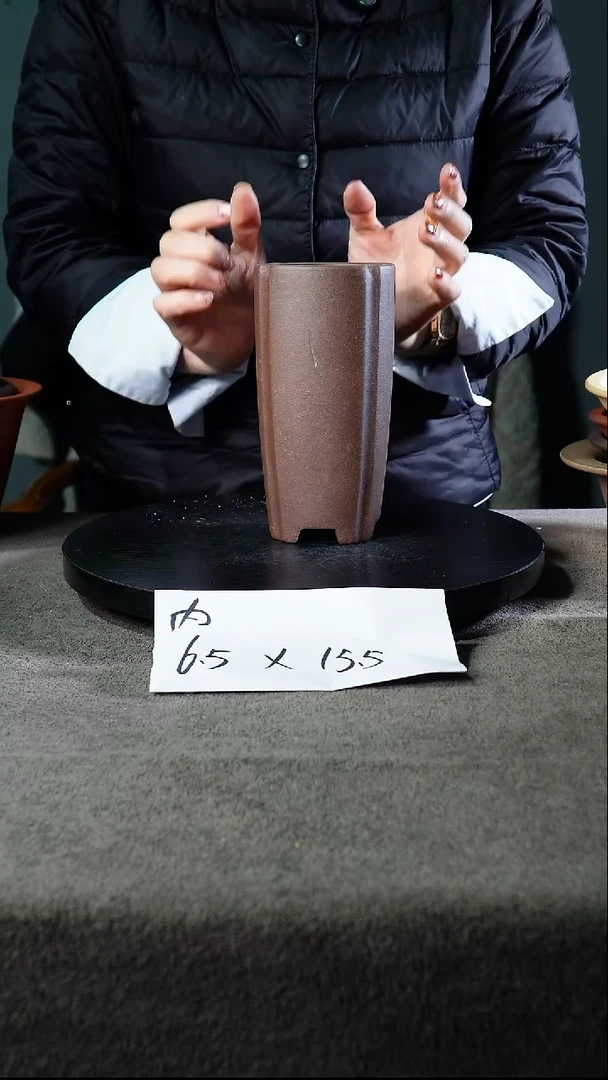 宜兴紫砂小花盆盆