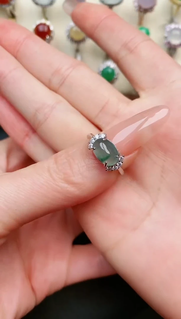 【闪购商品】翡翠戒指银S925镶嵌.....