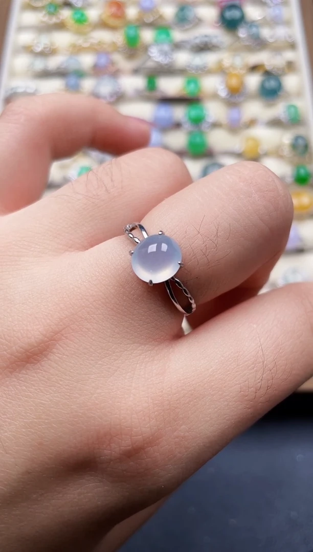 银S925镶嵌戒指翡翠21