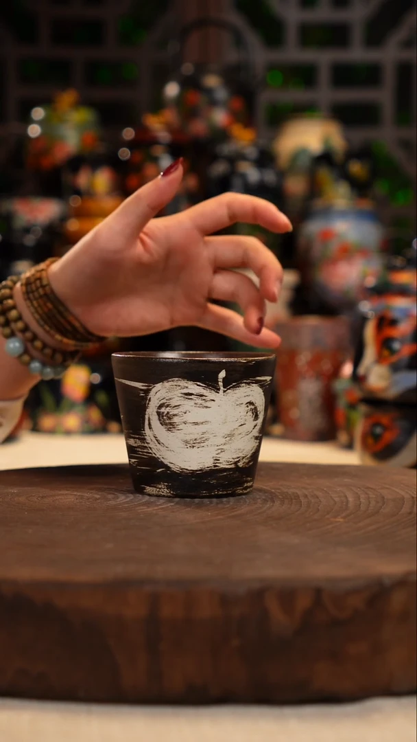 油画  手绘釉下彩