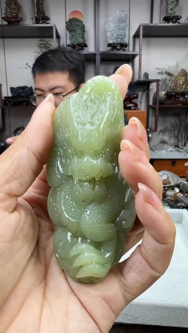 和田玉未镶嵌摆件1