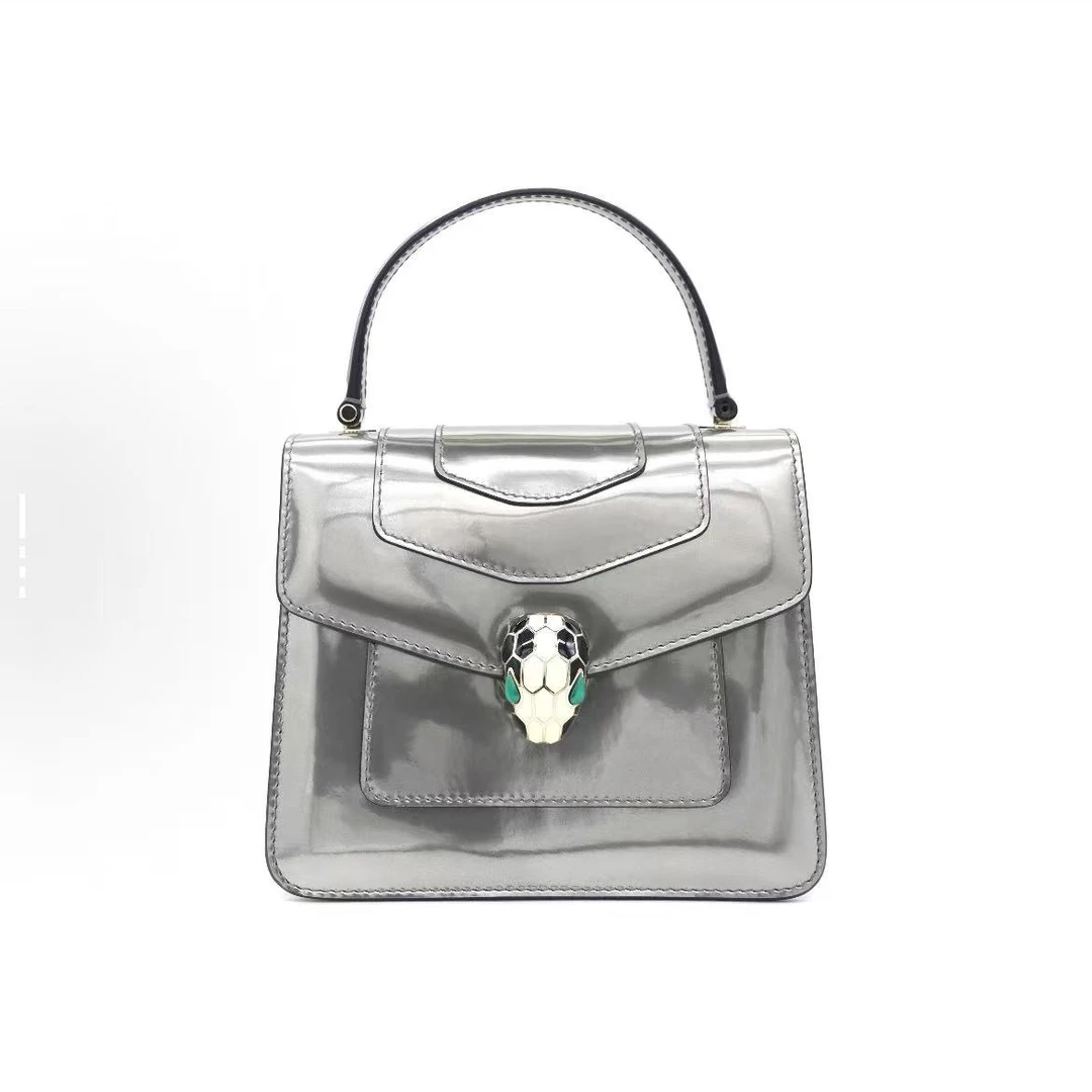 99新 BVLGARI/宝格丽 宝格丽 银色 蛇头 小号