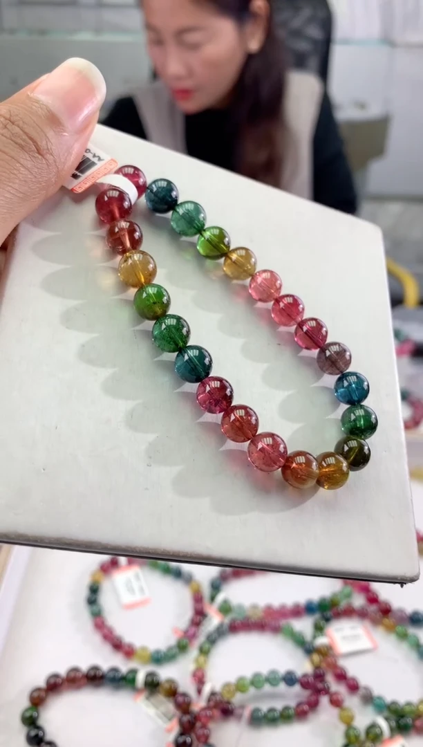 未镶嵌手串碧玺 多样性发一条