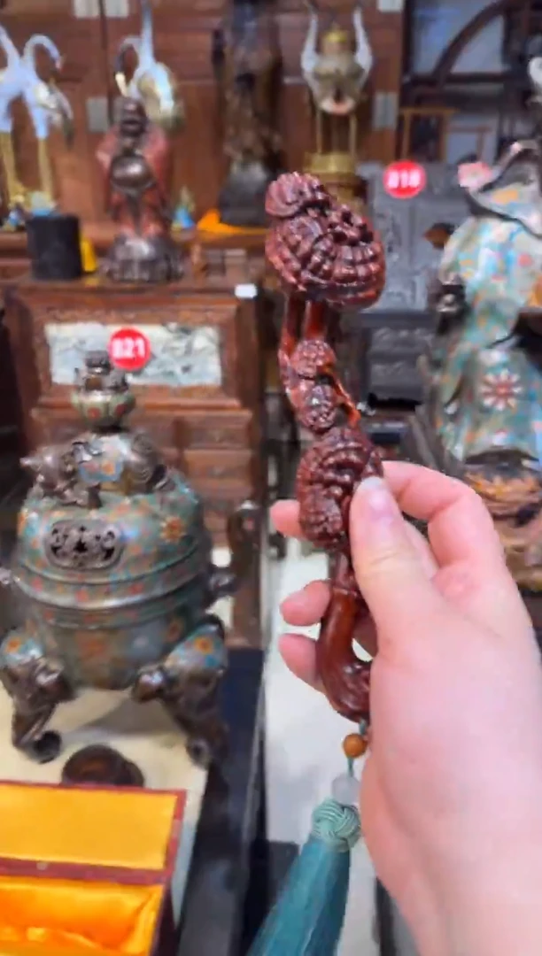 木木头款紫檀如意88