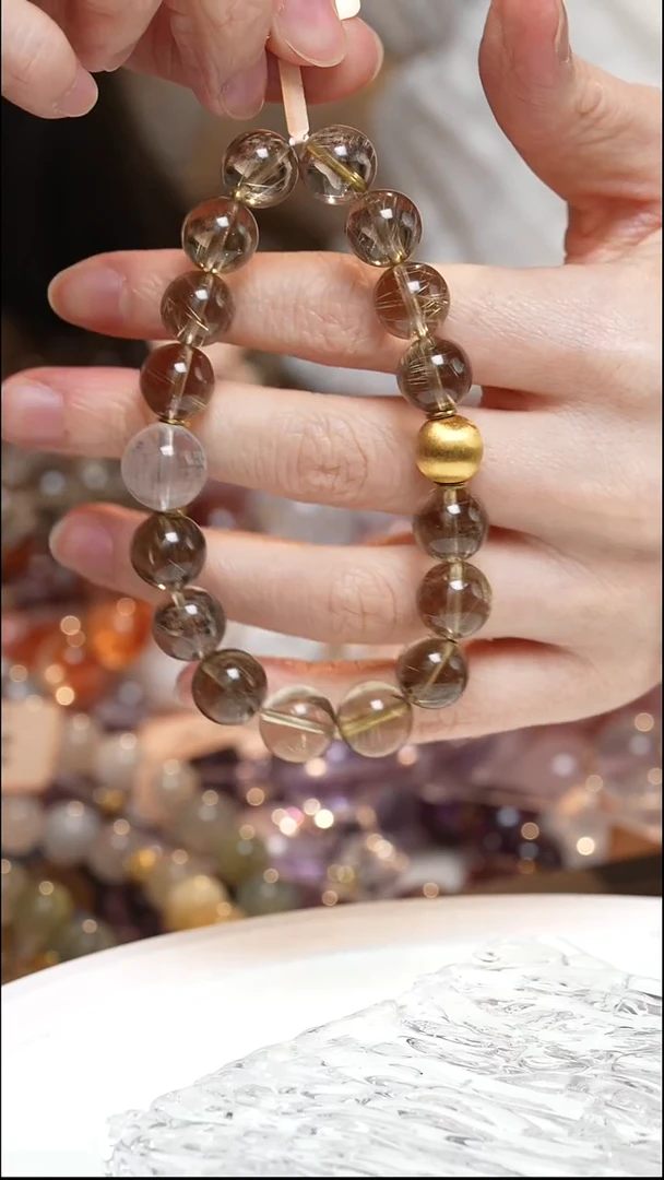 未镶嵌手串水晶金发晶手串·MM0025OC5451G115