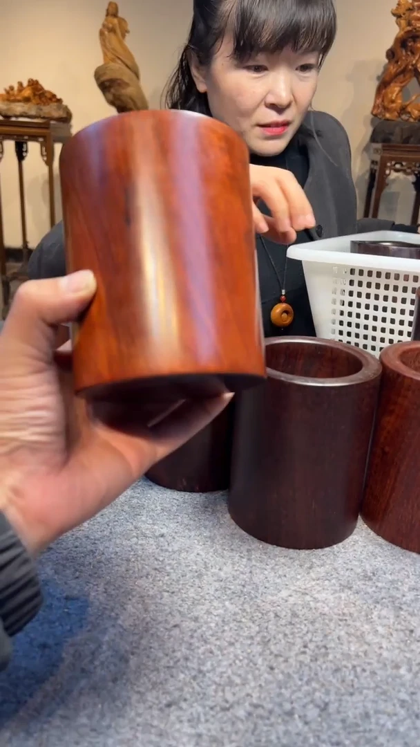 【闪购商品】染料紫檀（血檀）木雕血檀血檀