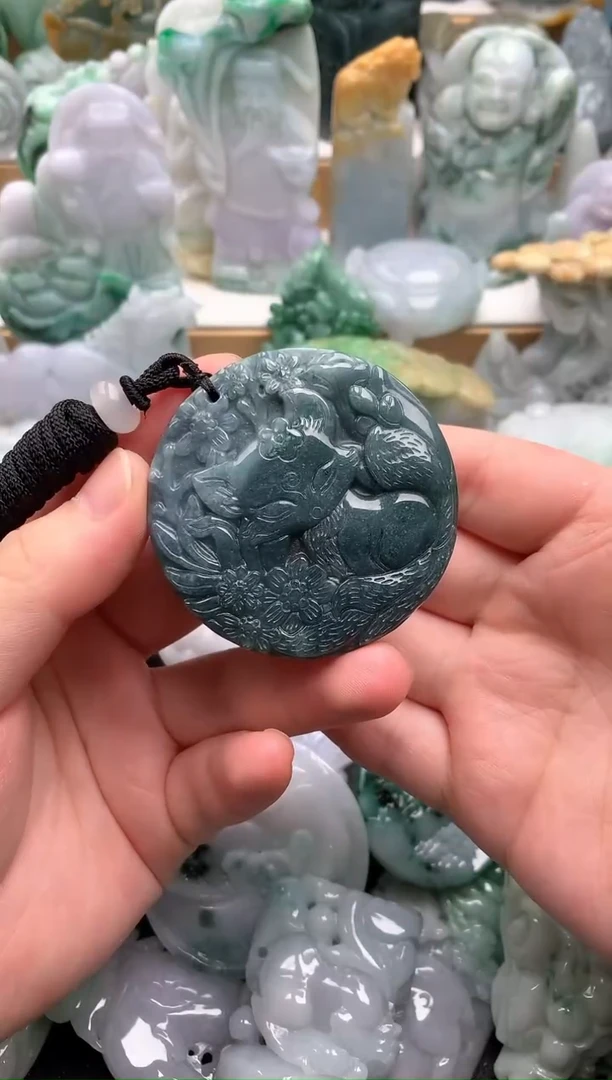 吊坠(不含链)未镶嵌翡翠1