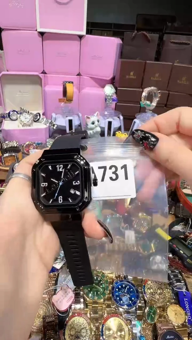 石英机芯不锈钢不锈钢直播定闪专用