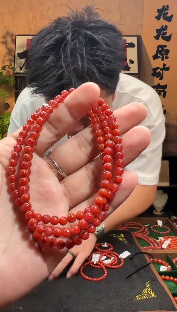 手链未镶嵌南红玛瑙卿*瓦西南红5m/lca50503多样性发货