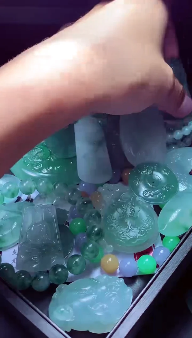 未镶嵌定制翡翠彼*#翠毛货定制