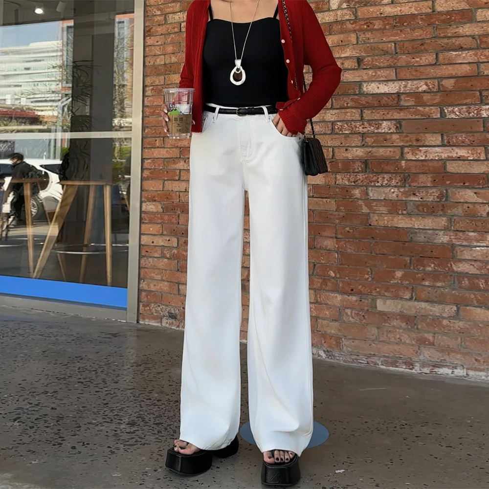 【夏上新】胖mm显瘦阔腿牛仔阔腿裤休闲长裤200斤大码女装_9144-GN4