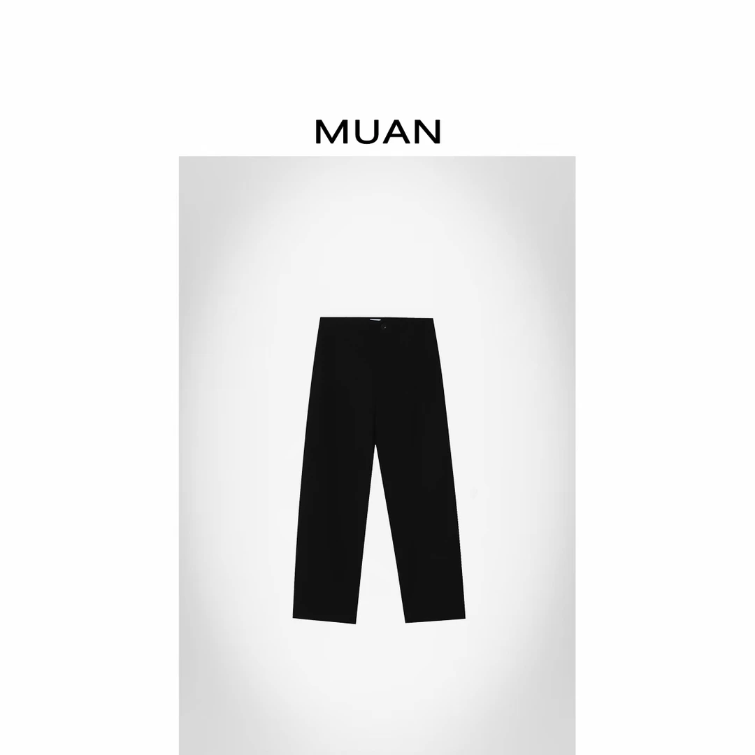 木岸MUAN：《超模铅笔裤》“铅笔系列”定制高级阔腿裤长裤女DG3-8929