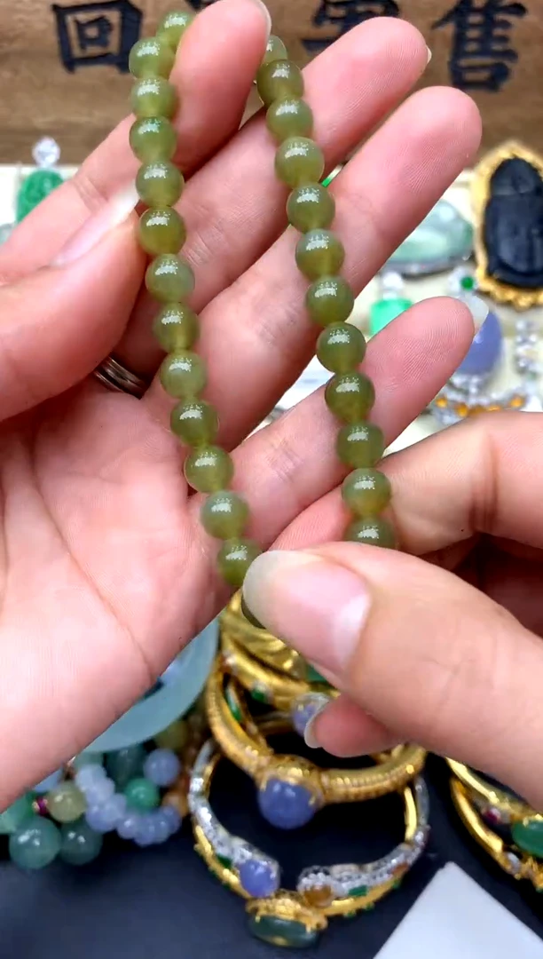 【闪购商品】翡翠手串未镶嵌46-中国好珍宝