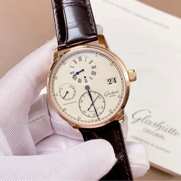 95新 Glashutte Original/格拉苏蒂 卡15年格拉苏蒂男表Nr.0083