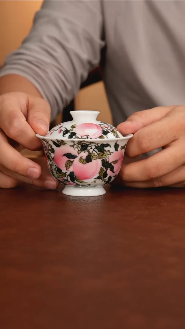 景德镇瓷器，青花瓷手绘茶具