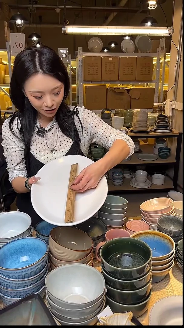 瓷93外贸尾货窑变釉下彩默外微瑕